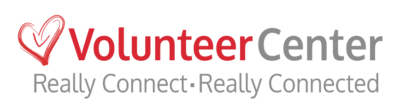 Volunteer Center Logo with Red Heart